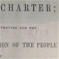 Detail of The People's Charter
