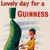 Detail of 'Lovely day for a Guinness' poster