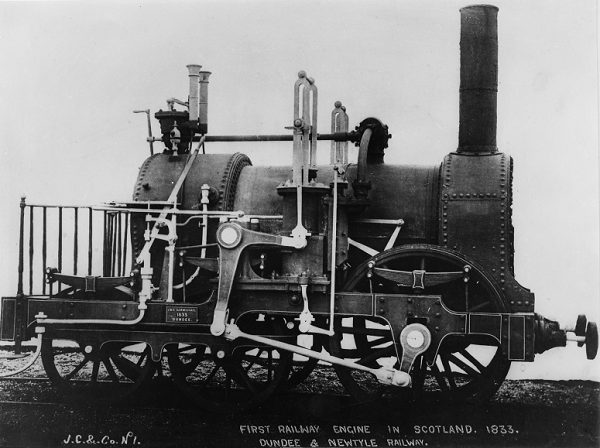 Image of Earl of Airlie, the first locomotive