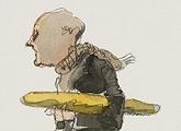  Paul Hogarth sketch of man walking