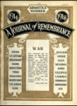 Journal Celebrating Armistice Day 1918