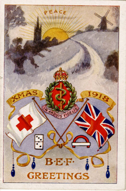 Image of Greetings Card announcing end of First World War