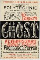 flyer for Pepper's Ghost