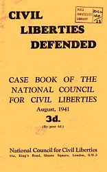'Civil Liberties Defended': case book of the National Council for Civil Liberties